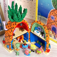 لعبة تركيب منزل سبونج بوب – مكعبات بناء صغيرة