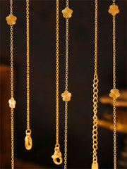 سلسلة ستانلس ستيل مطلية بالذهب 18K لهدية راقية ومميزة