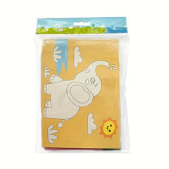 طقم 10 ملصقات إسفنجية ثلاثية الأبعاد للأطفا