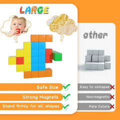 مكعبات مغناطيسية تعليمية للأطفال